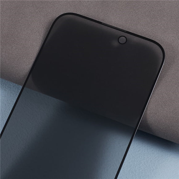 iPhone 17 Pro Full Fit Hærdet Skærmbeskyttelsesglas - Privacy Funktion - Gennemsigtig