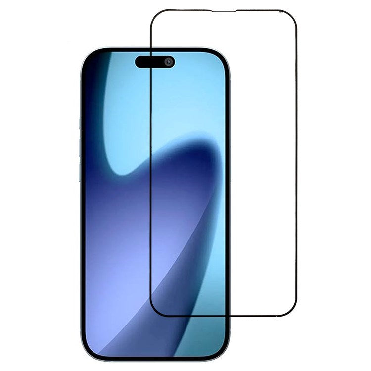 iPhone 17 Pro Max Hærdet Skærmbeskyttelsesglas - Gennemsigtig / Sort Kant