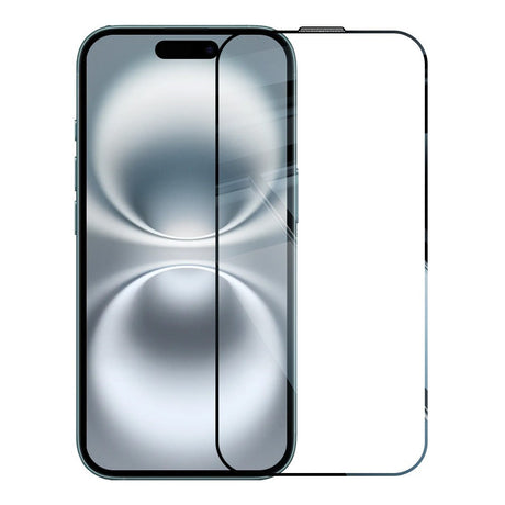 iPhone 16 RURIHAI 2-i-1 Beskyttelsessæt m. Fleksibelt Plast Cover & Skærmbeskyttelsesglas - Gennemsigtig