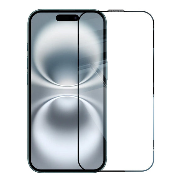 iPhone 16 Plus RURIHAI 2-i-1 Beskyttelsessæt m. Fleksibelt Plast Cover & Skærmbeskyttelsesglas - Gennemsigtig