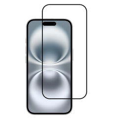 iPhone 17 Full Fit Skærmbeskyttelsesglas - Gennemsigtig / Sort Kant