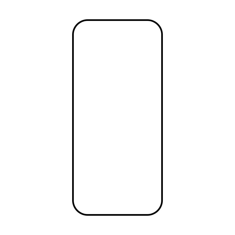 iPhone 17 Full Fit Skærmbeskyttelsesglas - Gennemsigtig / Sort Kant