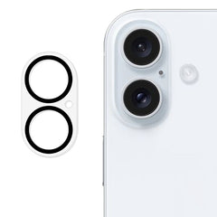 iPhone 17 Hærdet Kameralinsebeskyttelsesglas - Gennemsigtig / Sort