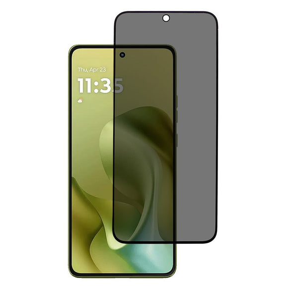 Motorola Moto G86 / G86 Power Full Fit Hærdet Skærmbeskyttelsesglas - Privacy Funktion - Gennemsigtig