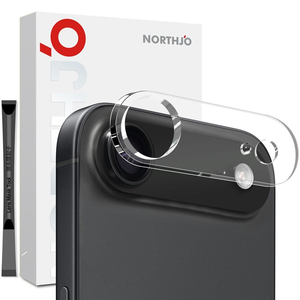 NORTHJO iPhone Air Hærdet Kameralinseglas - Gennemsigtig