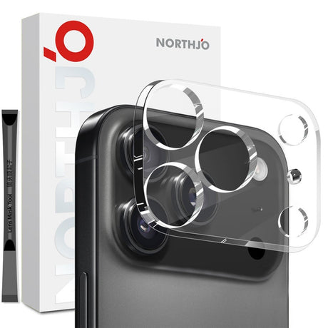 NORTHJO iPhone 17 Pro Hærdet Kameralinseglas - Gennemsigtig