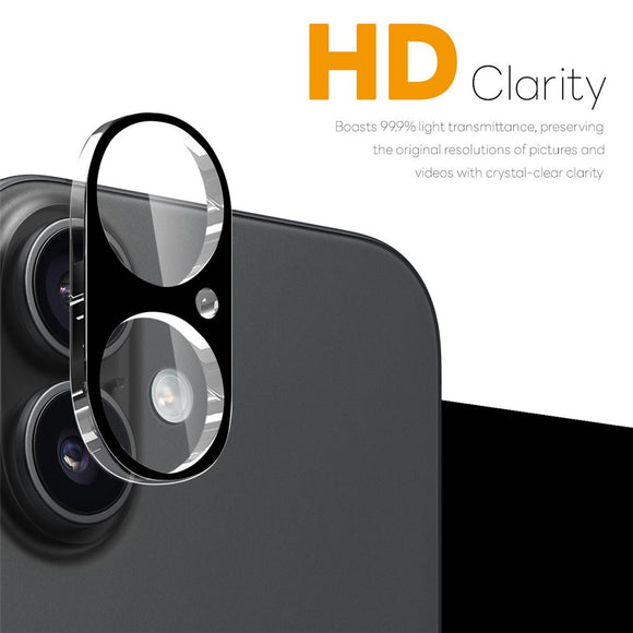 NORTHJO iPhone 17 Hærdet Kameralinseglas - Sort