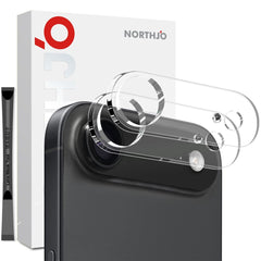 NORTHJO iPhone Air Hærdet Kameralinseglas - Gennemsigtig- 2 Stk.