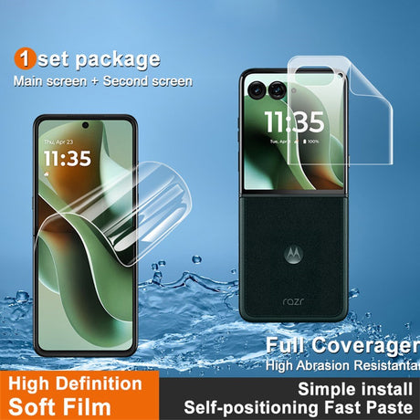 Motorola Razr 70 Ultra / 60 Ultra IMAK Beskyttelsesfilm - Gennemsigtig