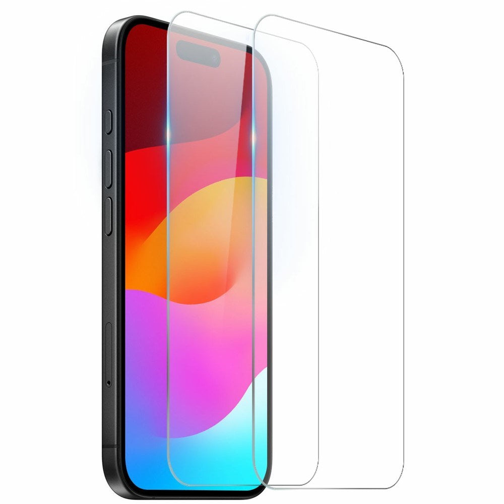 NORTHJO iPhone 17 Skærmbeskyttelse Hærdet Glas 0.3mm - 2 stk.