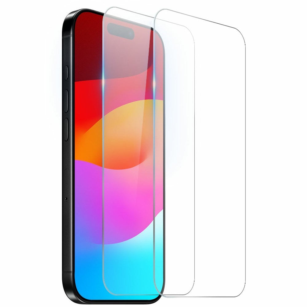 NORTHJO iPhone 17 Pro Max Skærmbeskyttelse Hærdet Glas 0.3mm - 2 stk.