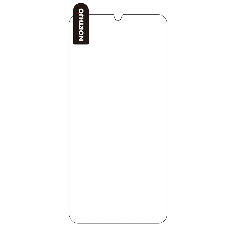 NORTHJO Samsung Galaxy A07 Skærmbeskyttelse Hærdet Glas 0.3mm - Gennemsigtig