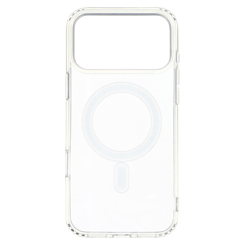iPhone 17 Pro - 360° Beskyttelsessæt m. MagSafe Cover | Skærmbeskyttelse | Kameralinsebeskyttelse - Gennemsigtig / Sort Kant