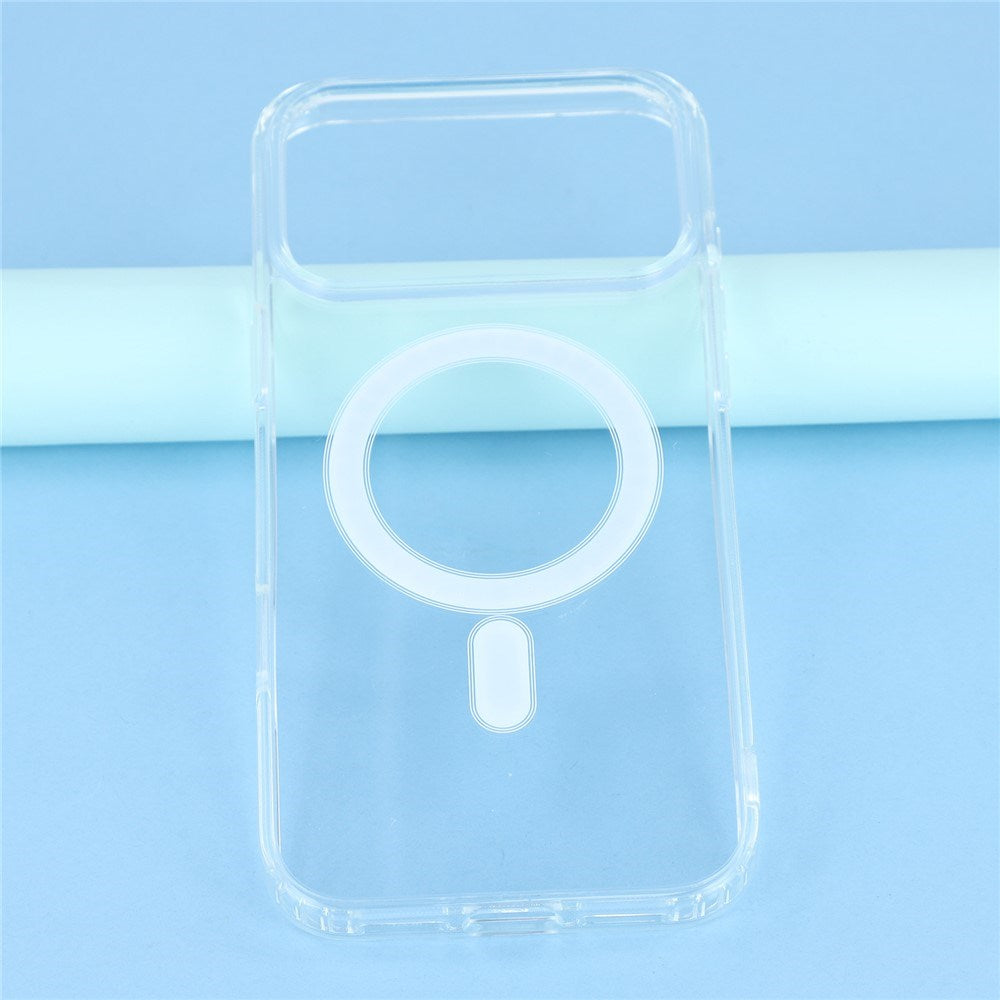 iPhone 17 Pro - 360° Beskyttelsessæt m. MagSafe Cover | Skærmbeskyttelse | Kameralinsebeskyttelse - Gennemsigtig / Sort Kant