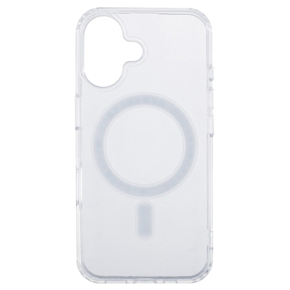 iPhone 17 - 360° Beskyttelsessæt m. MagSafe Cover | Skærmbeskyttelse | Kameralinsebeskyttelse - Gennemsigtig / Sort Kant