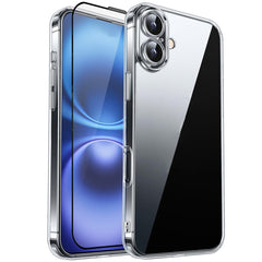 iPhone 13 RURIHAI 2-i-1 Beskyttelsessæt m. Fleksibelt Plast Cover & Skærmbeskyttelsesglas - Gennemsigtig