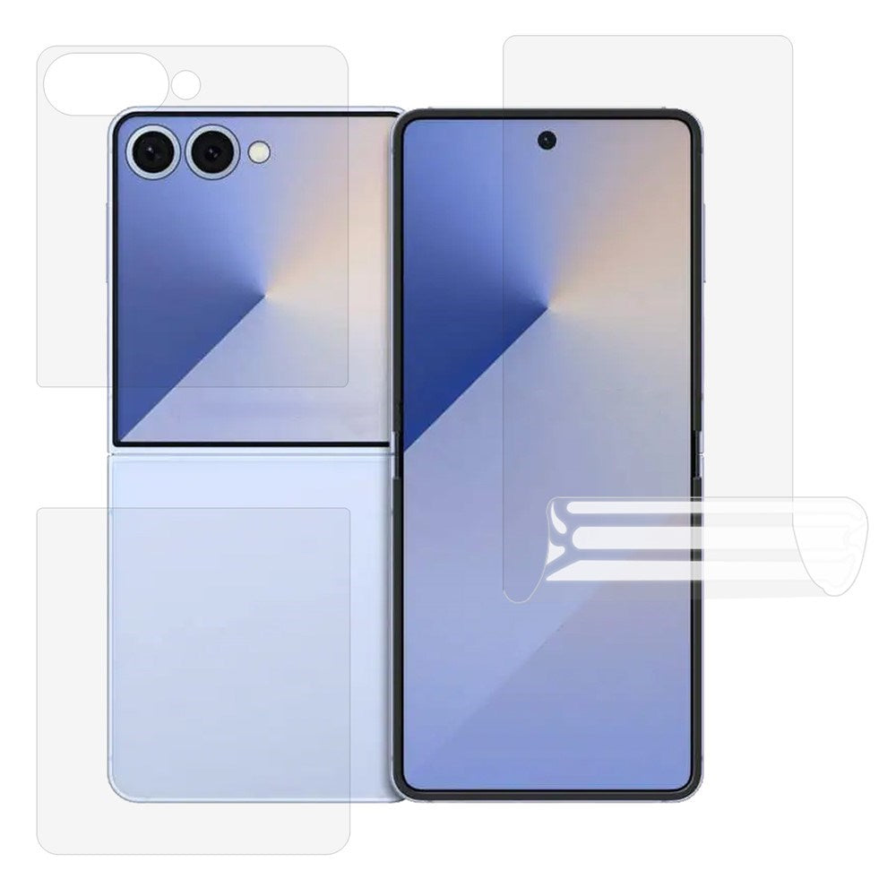 Samsung Galaxy Z Flip7 Skærmbeskyttelsessæt - Film - Gennemsigtig