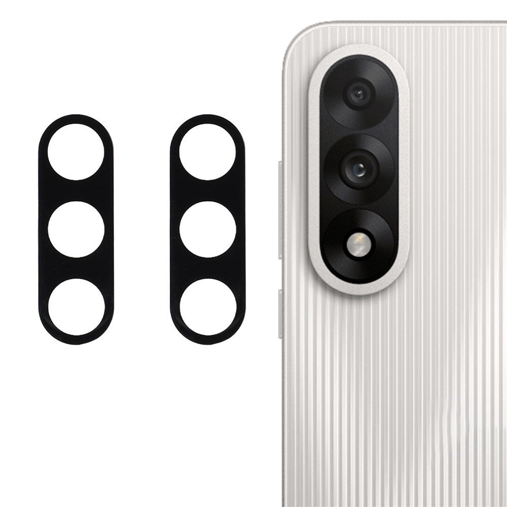 OnePlus Nord 5 Hærdet Kameralinsebeskyttelsesglas - 2 stk - Sort