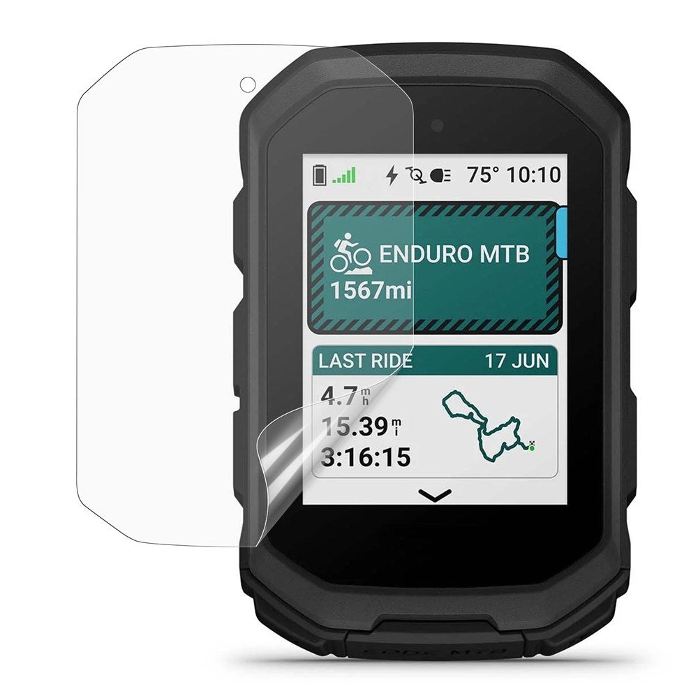 Garmin Edge MTB Skærmbeskyttelse - Film - Gennemsigtig