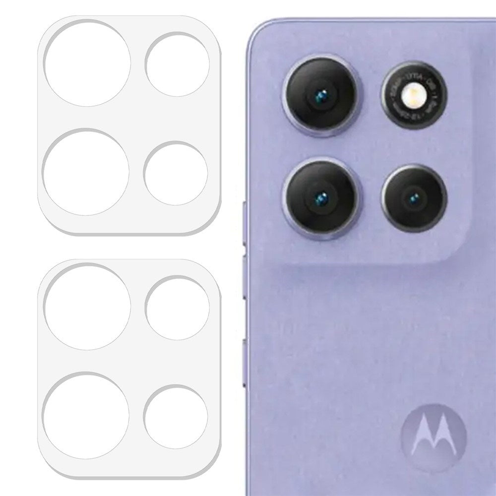 Motorola Moto G86 / G86 Power Hærdet Kameralinsebeskyttelsesglas - 2 stk - Gennemsigtig