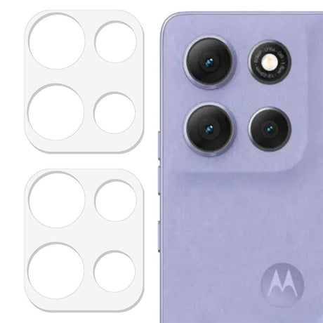 Motorola Moto G86 / G86 Power Hærdet Kameralinsebeskyttelsesglas - 2 stk - Gennemsigtig
