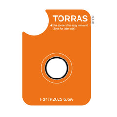 TORRAS iPhone Air LensGuard Kameralinsebeskyttelsesglas - Sort