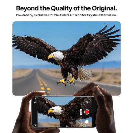 TORRAS iPhone 17 Pro LensGuard Kameralinsebeskyttelsesglas - Sort