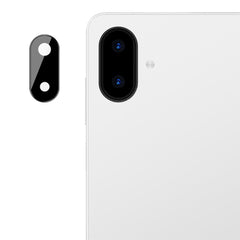 IMAK Samsung Galaxy A07 Hærdet Kameralinsebeskyttelsesglas - Sort