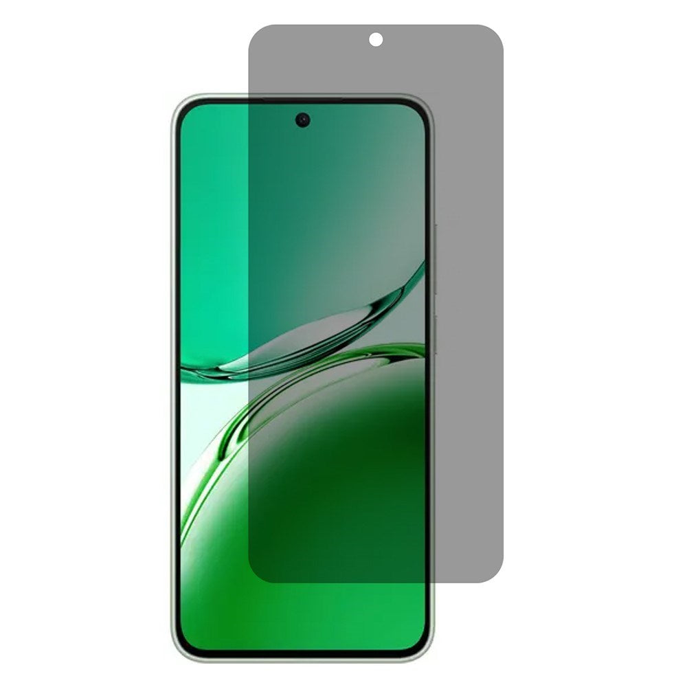OPPO A5x Hærdet Skærmbeskyttelsesglas - Privacy - Gennemsigtig