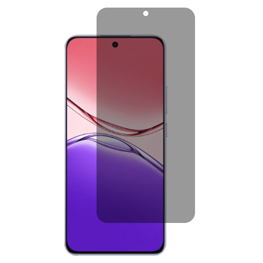 OPPO A5 Pro (4G / 5G) Hærdet Skærmbeskyttelsesglas - Privacy - Gennemsigtig