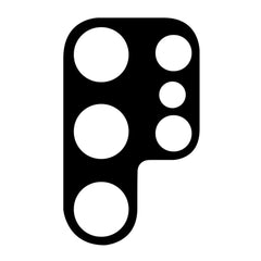 Samsung Galaxy S23 Ultra Beskyttelsesglas til Kameralinse - Sort