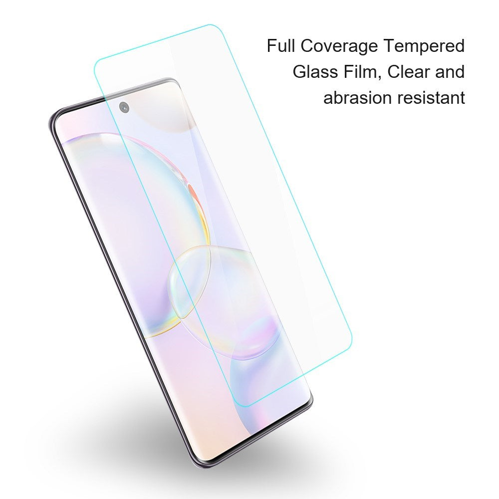 Honor 400 Smart (4G / 5G) AMORUS 2.5D Arc Edge Skærmbeskytter i Aluminium-Silicon Glas - Gennemsigtig