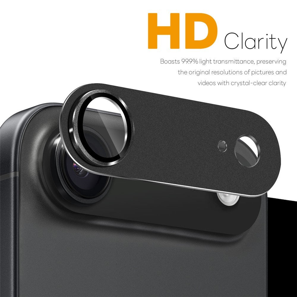 NORTHJO iPhone Air Kameralinsebeskyttelse - Mat Metal & Glas - Sort