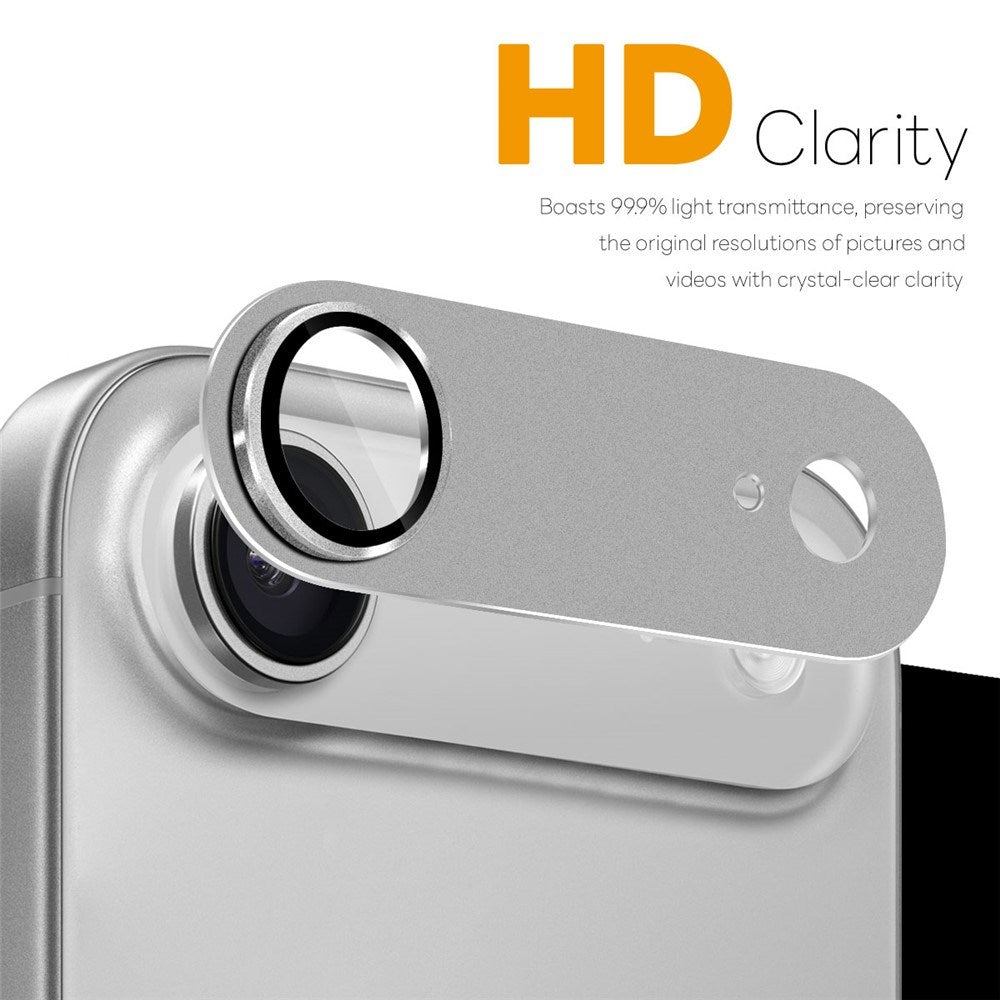 NORTHJO iPhone Air Kameralinsebeskyttelse - Mat Metal & Glas - Grå