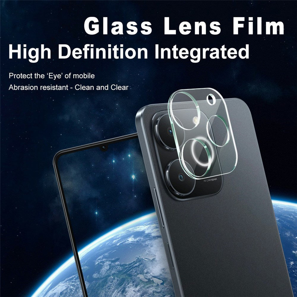 Realme Note 70T IMAK Hærdet Kameralinsebeskyttelsesglas - Gennemsigtig