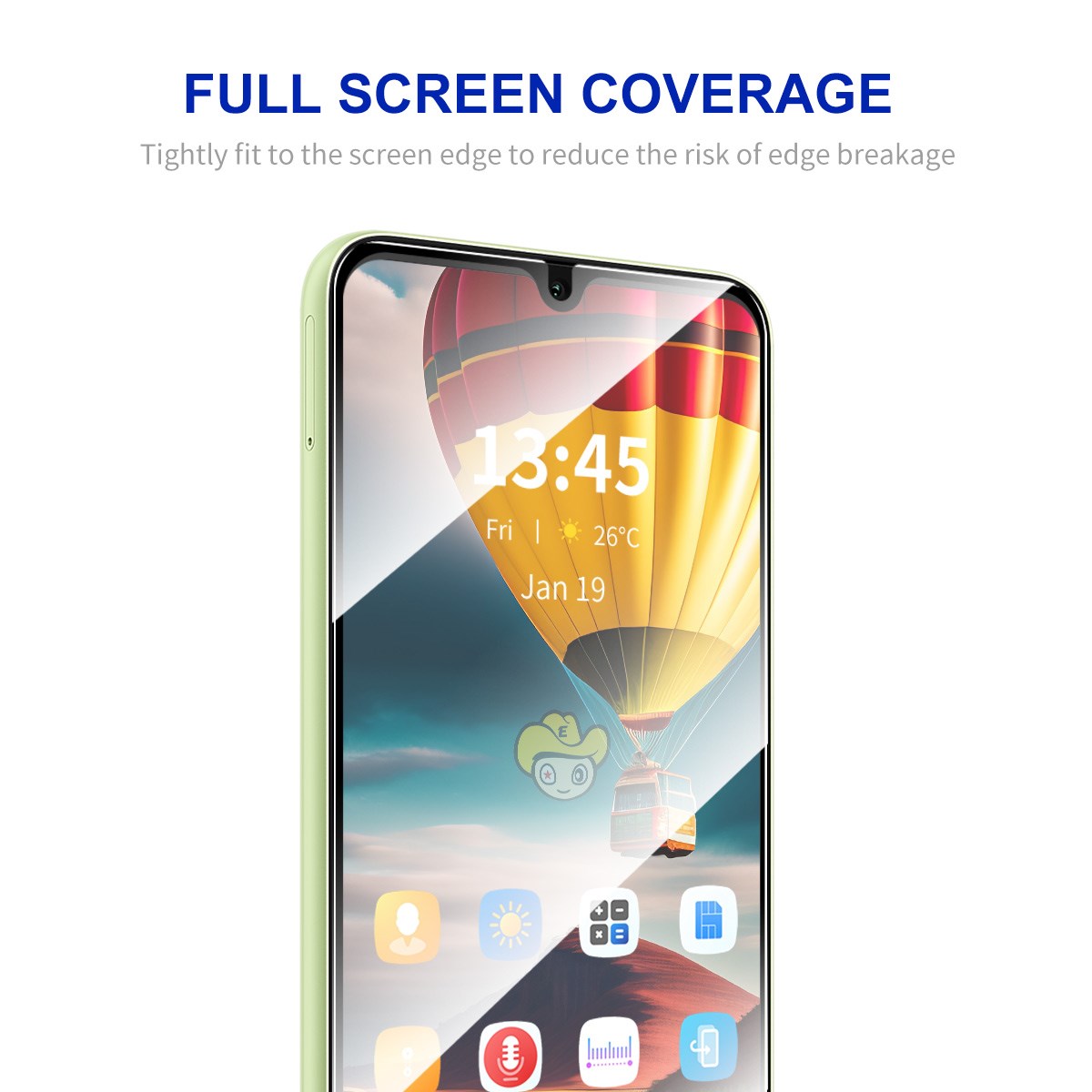 Samsung Galaxy A27 Hærdet Skærmbeskyttelsesglas - Gennemsigtig / Sort Kant