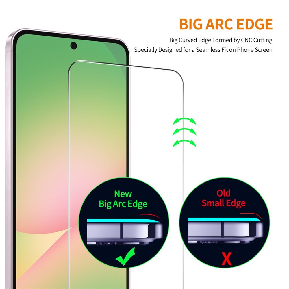 Samsung Galaxy A27 Hærdet Skærmbeskyttelsesglas - 2 stk. - Gennemsigtig