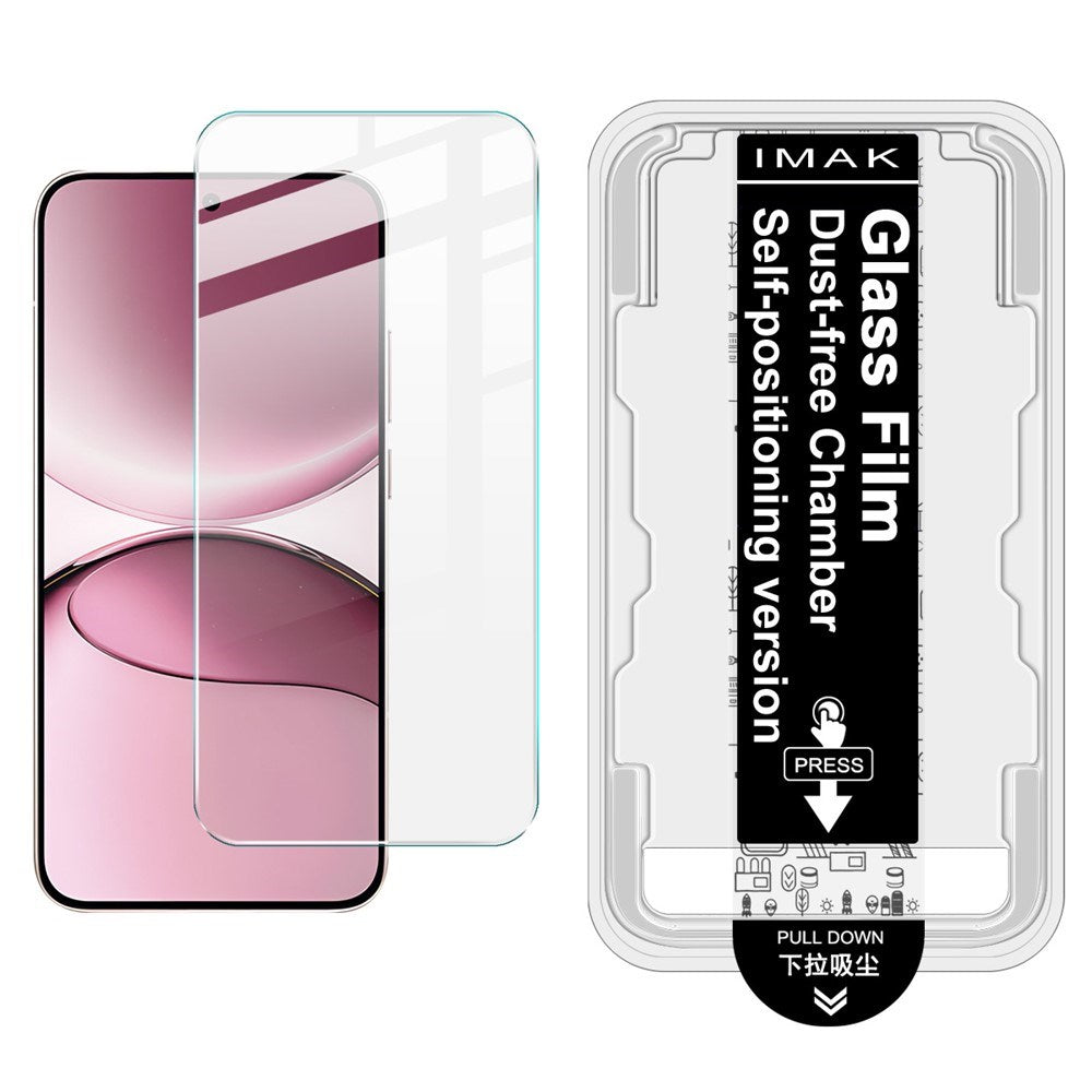 Xiaomi 15T / 15T Pro IMAK Hærdet Beskyttelsesglas - inkl. Installationsramme - Gennemsigtig