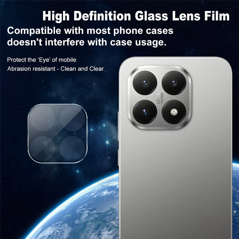 Xiaomi 15T Hærdet Kameralinsebeskyttelsesglas - Gennemsigtig