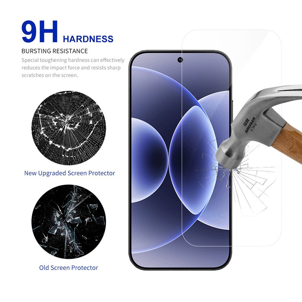 Xiaomi 17 Pro Max RURIHAI Skærmbeskyttelsesglas - Gennemsigtig