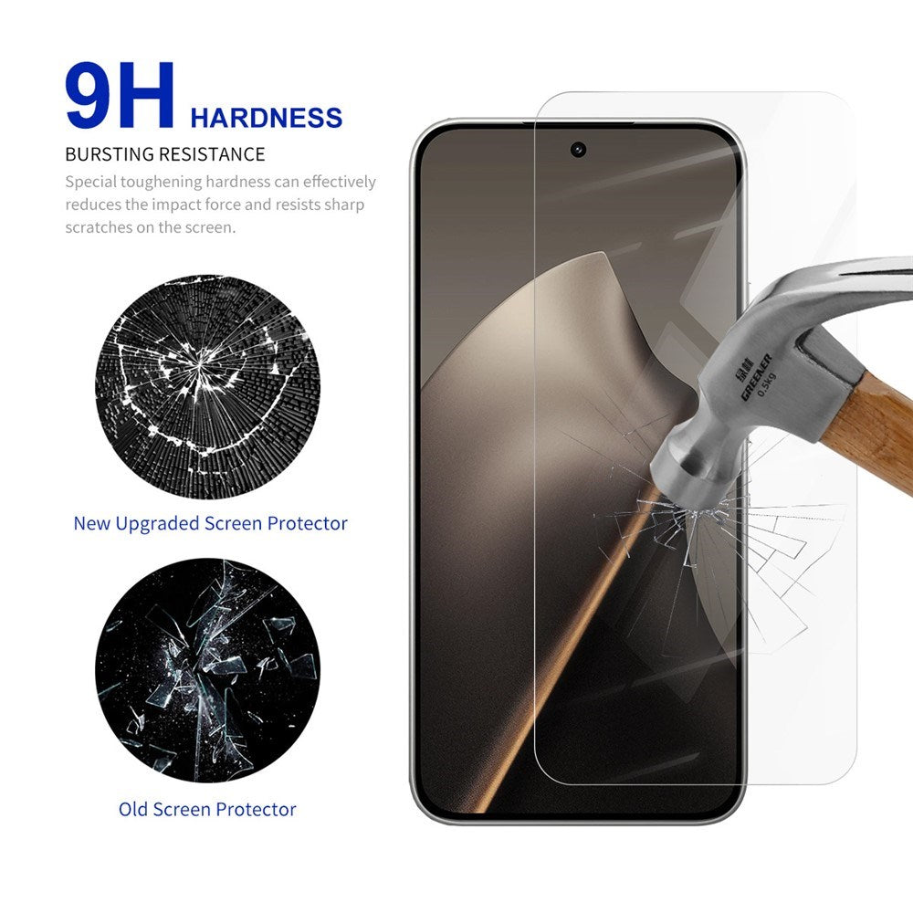 Xiaomi 15T / 15T Pro RURIHAI Skærmbeskyttelsesglas - Gennemsigtig