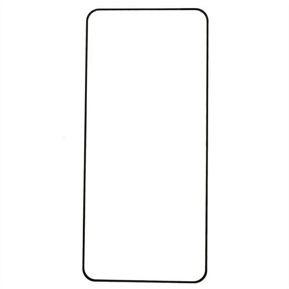 OnePlus 15R Hærdet Skærmbeskyttelsesglas m. Fingeraftryksoplåsning - Gennemsigtig / Sort Kant