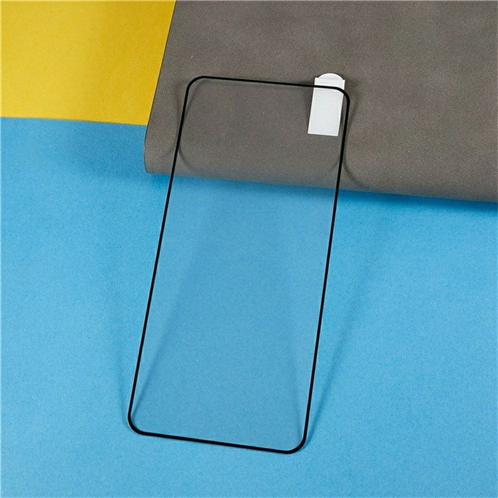 OnePlus 15R Hærdet Skærmbeskyttelsesglas m. Fingeraftryksoplåsning - Gennemsigtig / Sort Kant