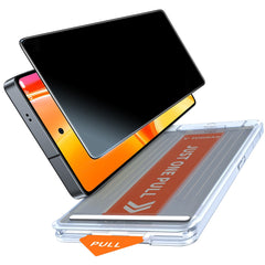 Samsung Galaxy S26 Ultra TORRAS Glassgo Hærdet Skærmbeskyttelsesglas m. Installationsramme - Privacy Funktion - Gennemsigtig