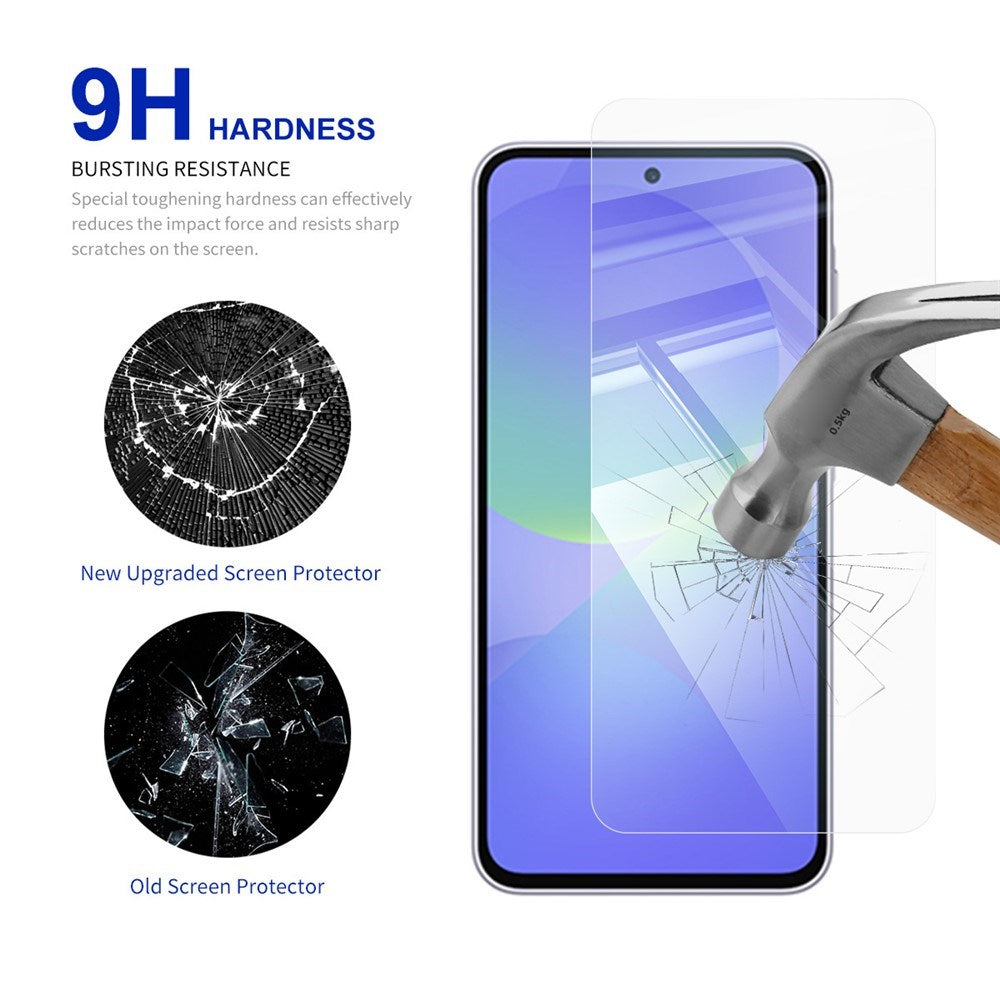 Samsung Galaxy A37 / A57 RURIHAI Skærmbeskyttelsesglas - Gennemsigtig
