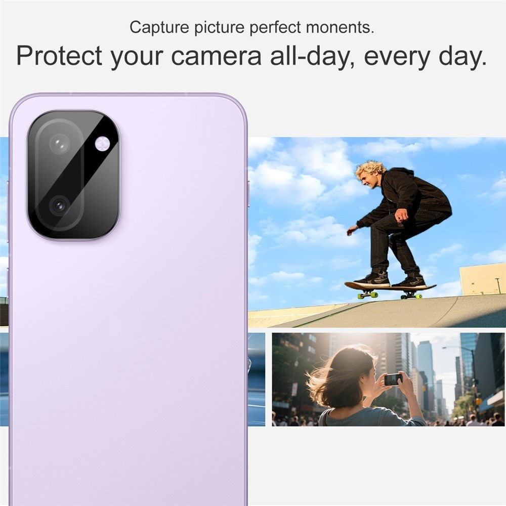 OnePlus 15R IMAK Hærdet Kameralinsebeskyttelsesglas - Sort