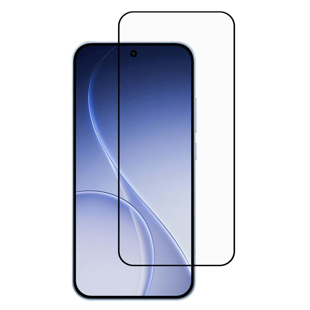 OPPO Reno15 (5G) Hærdet Skærmbeskyttelsesglas - Gennemsigtig / Sort Kant