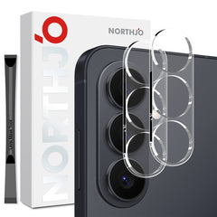 Samsung Galaxy S26 NORTHJO Hærdet Kameralinsebeskyttelsesglas - 2 stk - Gennemsigtig