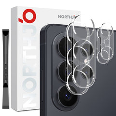 Samsung Galaxy S26 Ultra NORTHJO Hærdet Kameralinsebeskyttelsesglas - 2 stk - Gennemsigtig