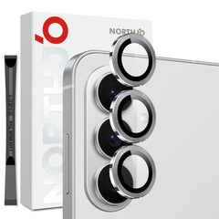 Samsung Galaxy S26 NORTHJO Kameralinsebeskyttelse - Metal & Glas - Sølv